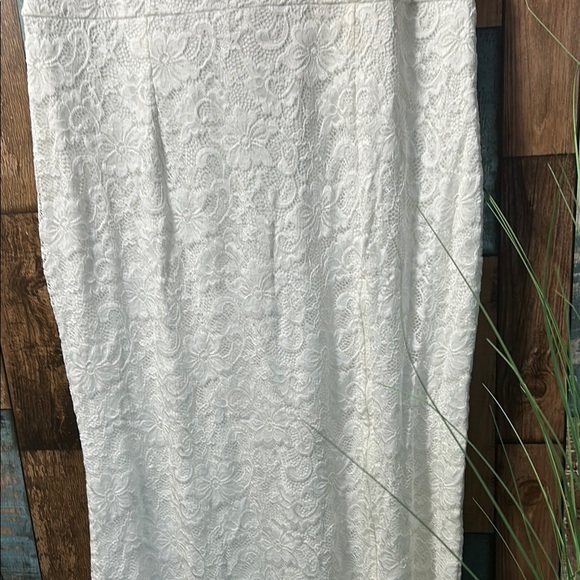 Vfshow 3XL white long lace Designer dress - Picture 5 of 16